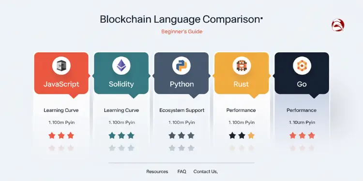 Blockchain language comparison for beginners