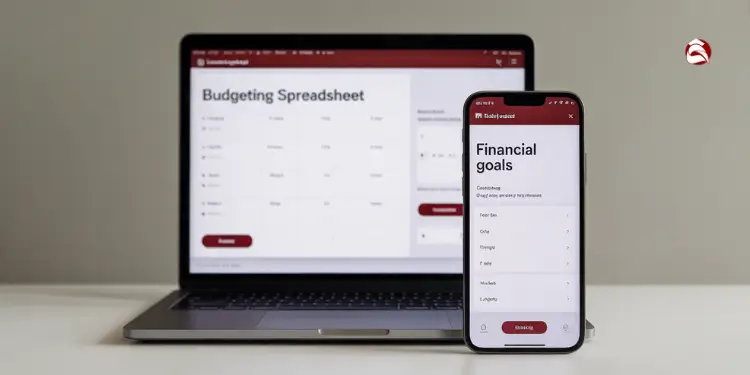 Visual comparing budget tracking tools and apps