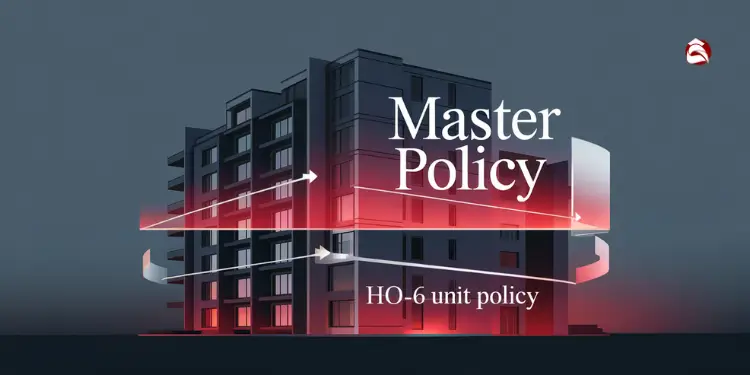 Building with master and HO-6 unit policy layers