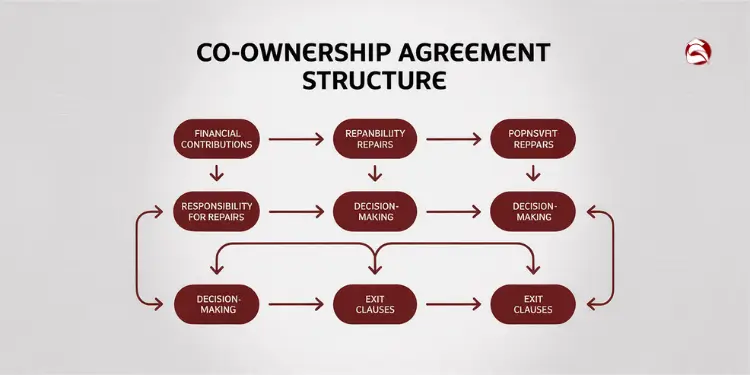 Flowchart of co‑ownership agreement sections