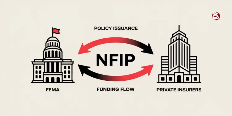 FEMA and private insurers under NFIP structure