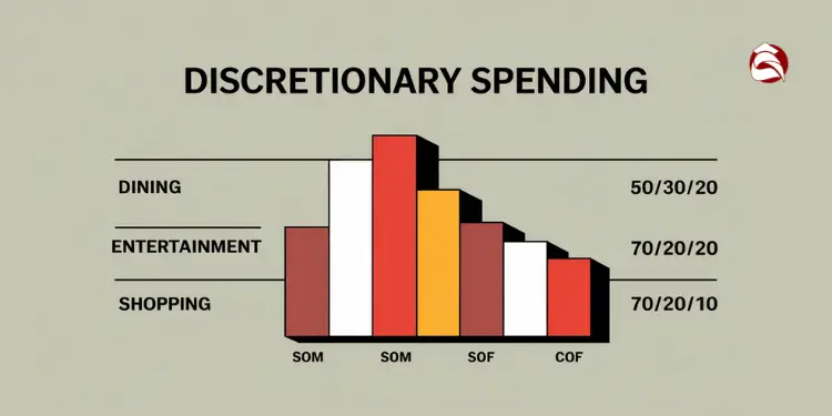 Bar chart comparing discretionary spending across budgeting styles