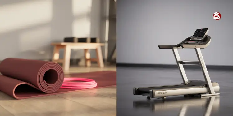 Basic home workout gear vs professional gym equipment