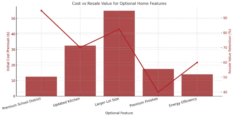 Cost versus resale value for optional home features