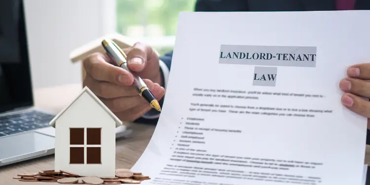 "LANDLORD-TENANT LAW" text emphasizing housing regulations and duties.