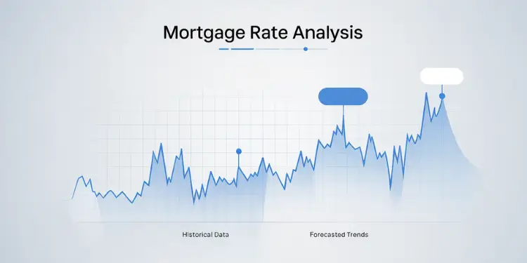Chart showing projected mortgage payments under rising interest rates