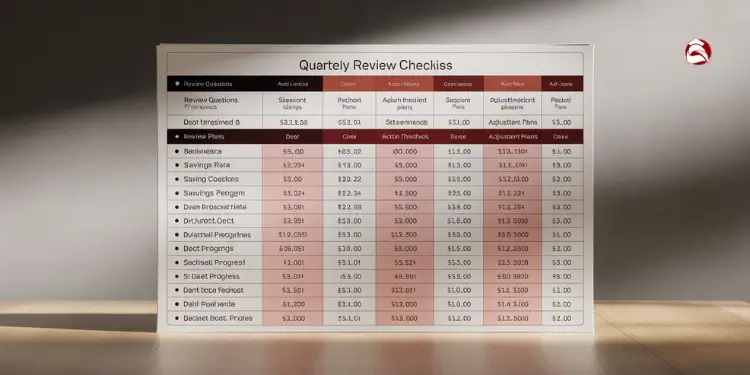 Investment goal review table for beginners