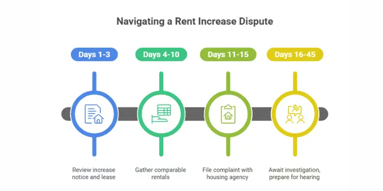Navigating rent increase dispute process timeline