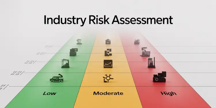 Industry risk table showing BOP eligibility by risk level