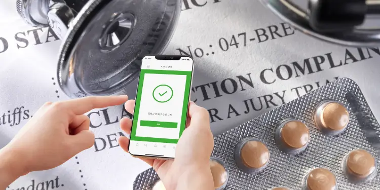 Digital medical payment system with health and wellness accessories.