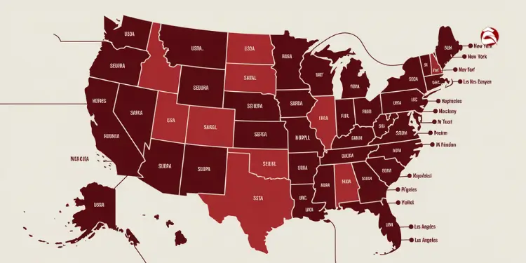 US map showing USDA loan eligibility by state