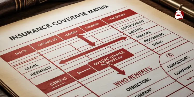 Insurance matrix showing policy layers and who benefits
