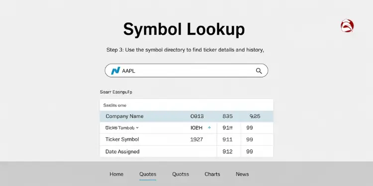 Directory for finding ticker symbols, details, and assignment dates.