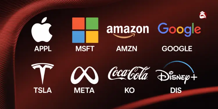 Collection of logos for major companies like Apple and Google