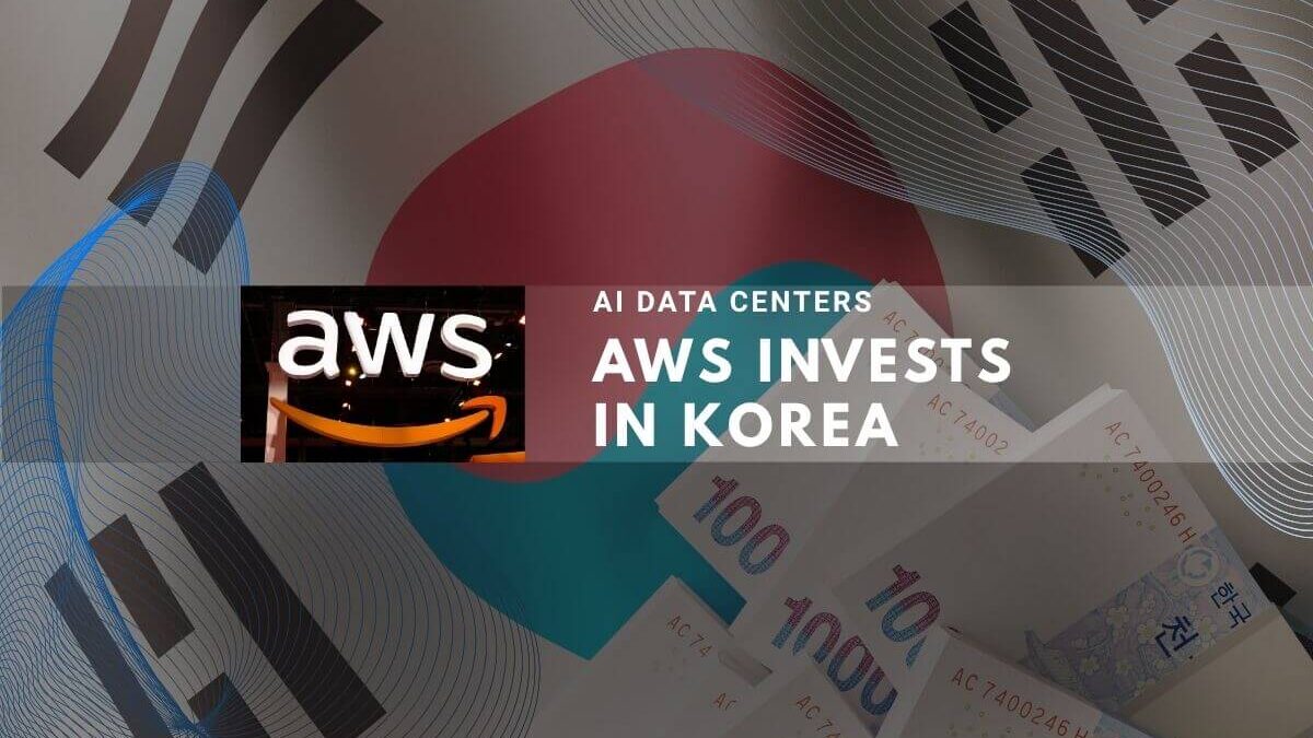 AWS announces major investment in Korea to expand AI data centers and infrastructure.