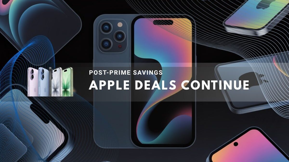 ongoing discounts on Apple devices after October Prime Day