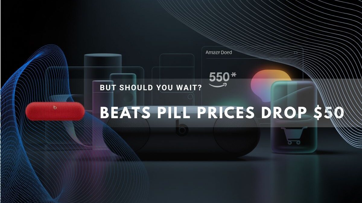 Beats speakers showcased with digital price tags