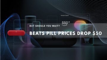 Beats speakers showcased with digital price tags