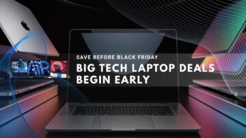 Early tech laptop sales from major brands on display