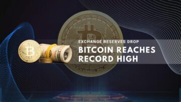 Bitcoin reaches record high as exchange reserves drop with coins and dollar bills