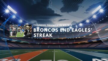 Update on Week 5 NFL action where the Broncos end the Eagles' winning streak.
