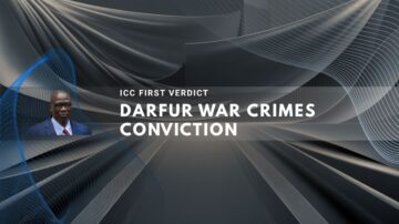 African man in suit featured beside ICC announcement graphic