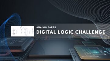 showcasing a digital logic challenge using analog components
