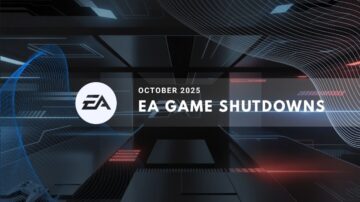 Announcement of EA game shutdowns in October 2025.