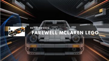 visual tribute to the McLaren LEGO set, which is set to retire in 2025