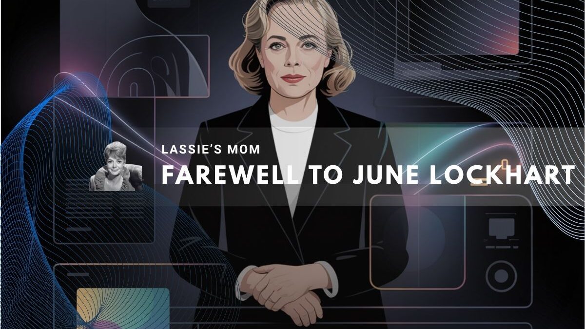 Tribute artwork of June Lockhart, known for her role in Lassie