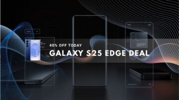 Samsung Galaxy S25 Edge smartphone shown