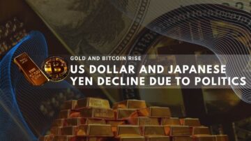 Bitcoin and gold gain value while U.S. dollar and Japanese yen lose strength