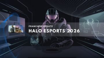 Futuristic Halo Spartan artwork announcing Halo Esports
