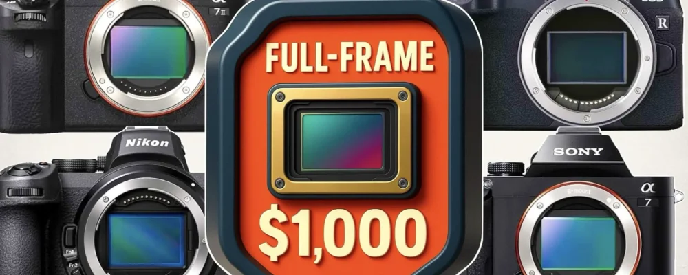 These Are the Full Frame Camera Amazon Deals You Can Buy Right Now Under $1,000