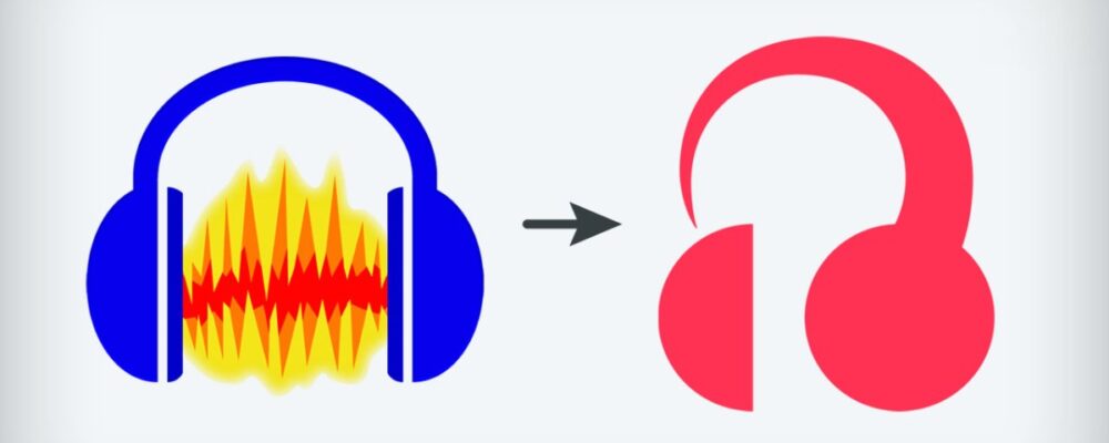 If you can get past the terrible logo, Audacity 4 looks pretty great