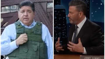JB Pritzker Reports From ‘War-Torn Chicago’ On ‘Jimmy Kimmel Live!’