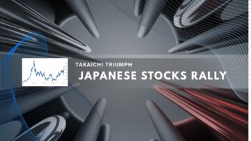 Rising financial chart shown amid abstract modern backgrou