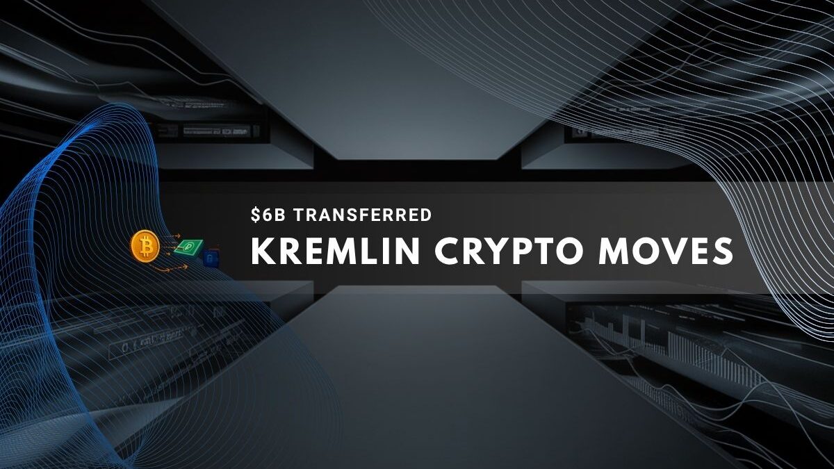 Abstract digital background with cryptocurrency symbols