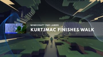 celebrating KurtJMac's completion of a 14½-year journey to the Minecraft Far Lands