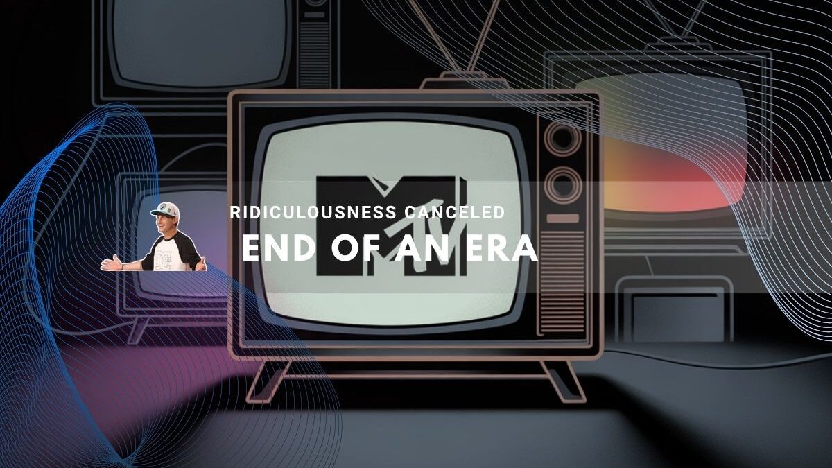 Stylized TVs display the MTV logo with a host standing beside them