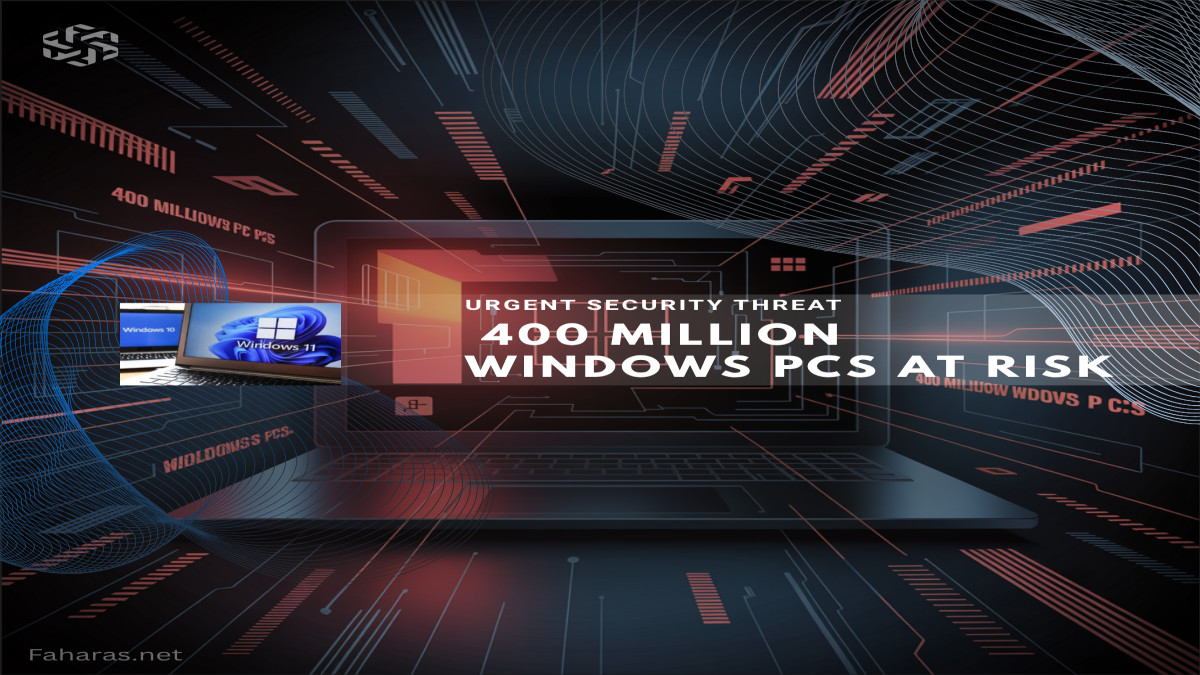Alert about a security threat affecting 400 million Windows PCs.