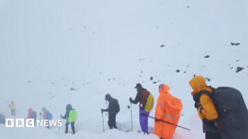 Mount Everest: Race to rescue 200 hikers continues after snowstorm
