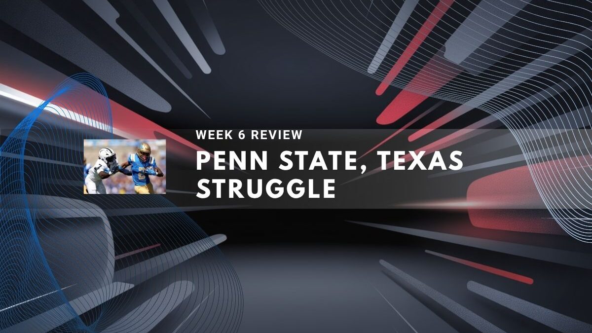 Abstract representation of a football game highlighting team struggles.