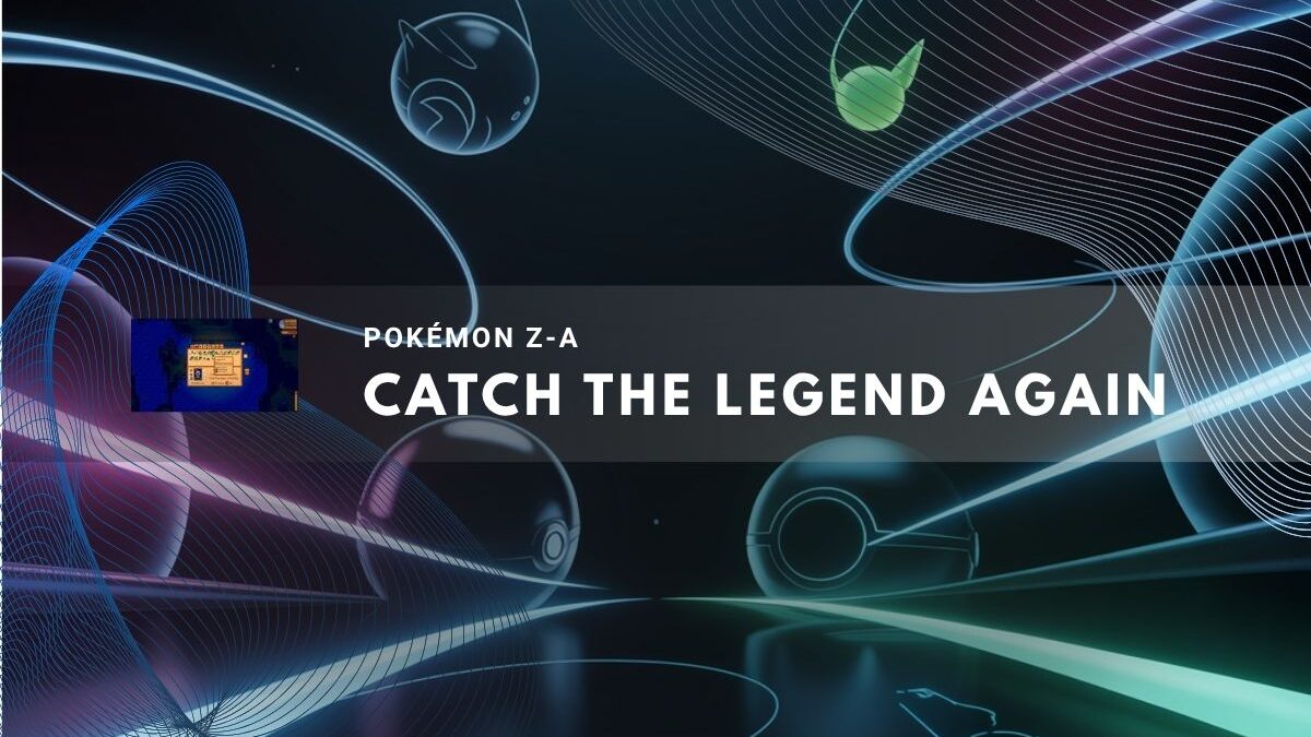 Colorful swirls and Pokémon icons against a dark background