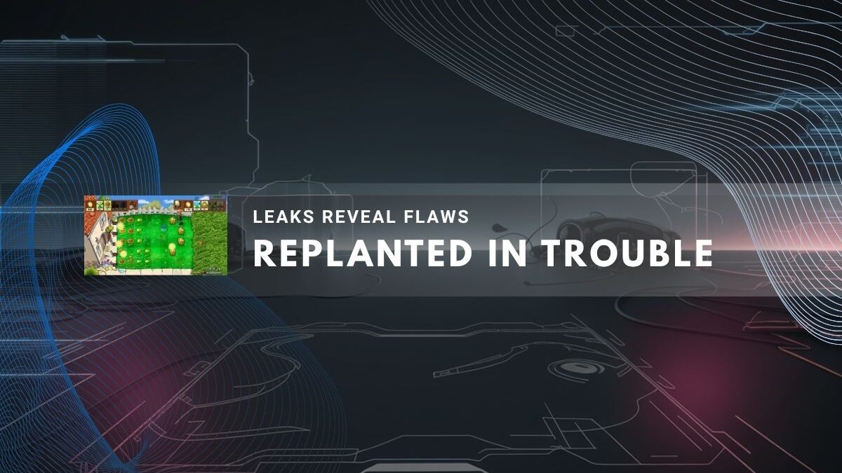 digital interface with a gaming scene and abstract tech elements