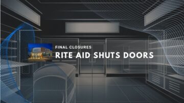 An empty retail space symbolizing the closure of Rite Aid stores