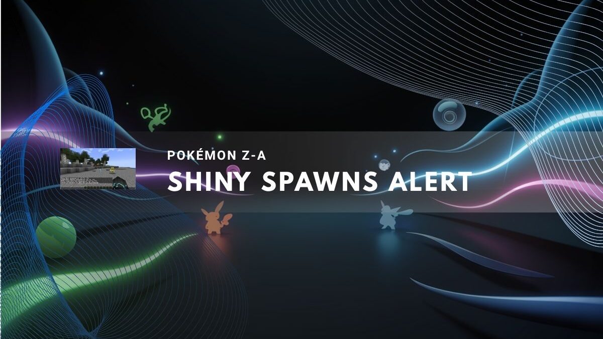 Colorful graphics indicating shiny Pokémon appearances