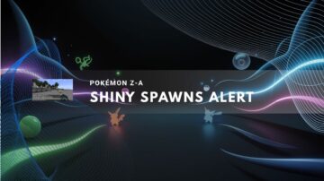 Colorful graphics indicating shiny Pokémon appearances
