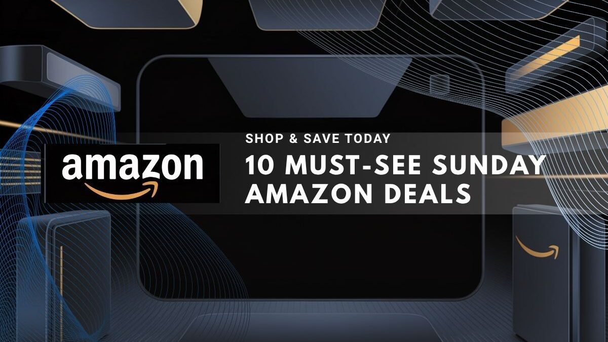 Exciting Sunday deals on tech gadgets from Amazon.