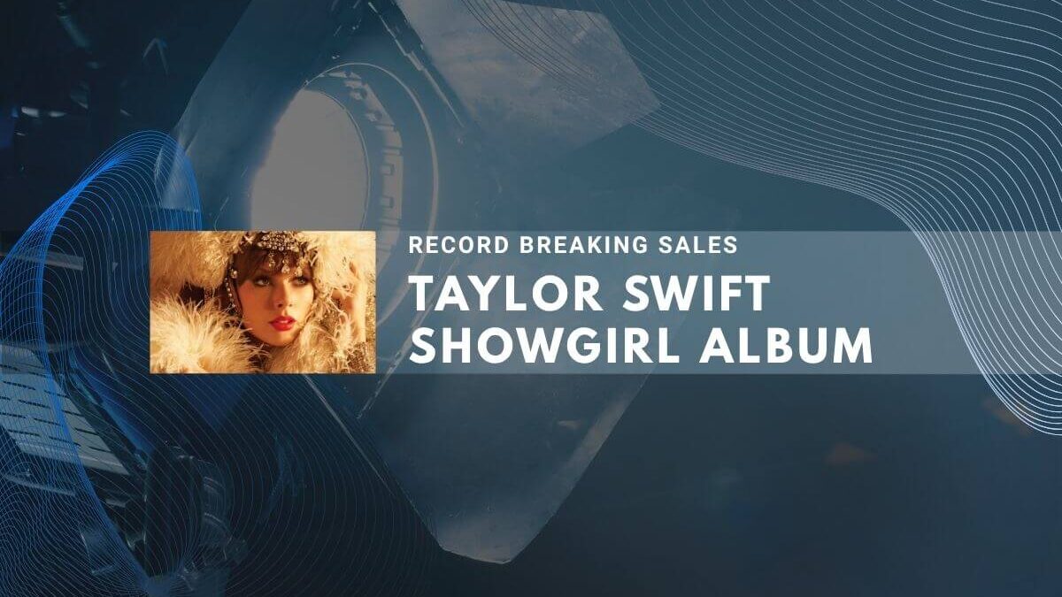 Taylor Swift's Showgirl Album with record breaking sales announcement